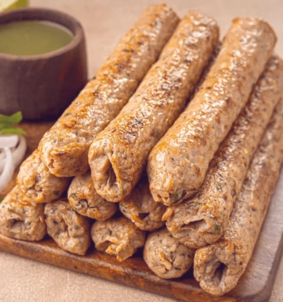Grilled Chicken Seekh Kebabs view 2