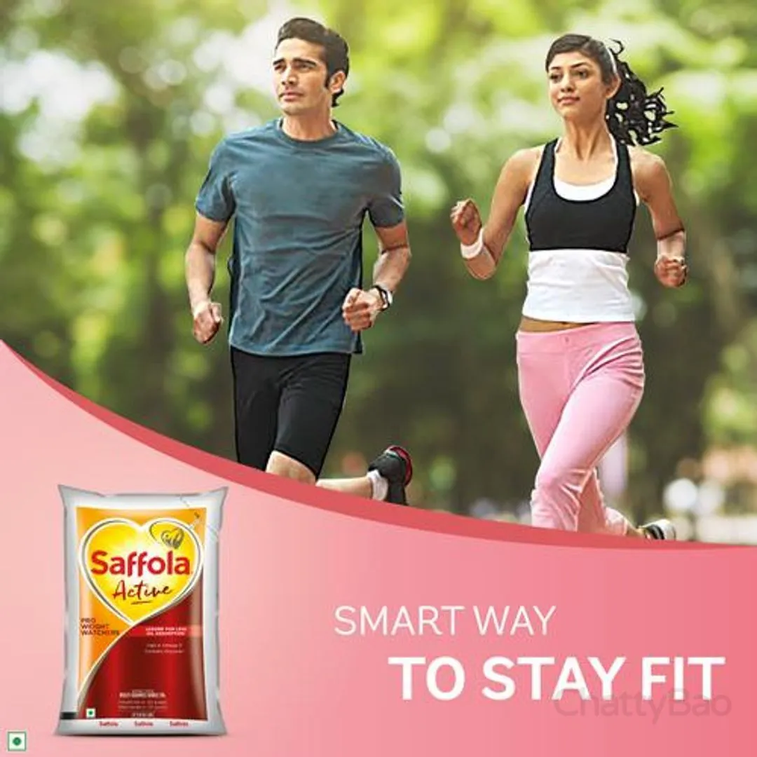 Saffola Active Refined Cooking Oil Pouch 1 L view 5