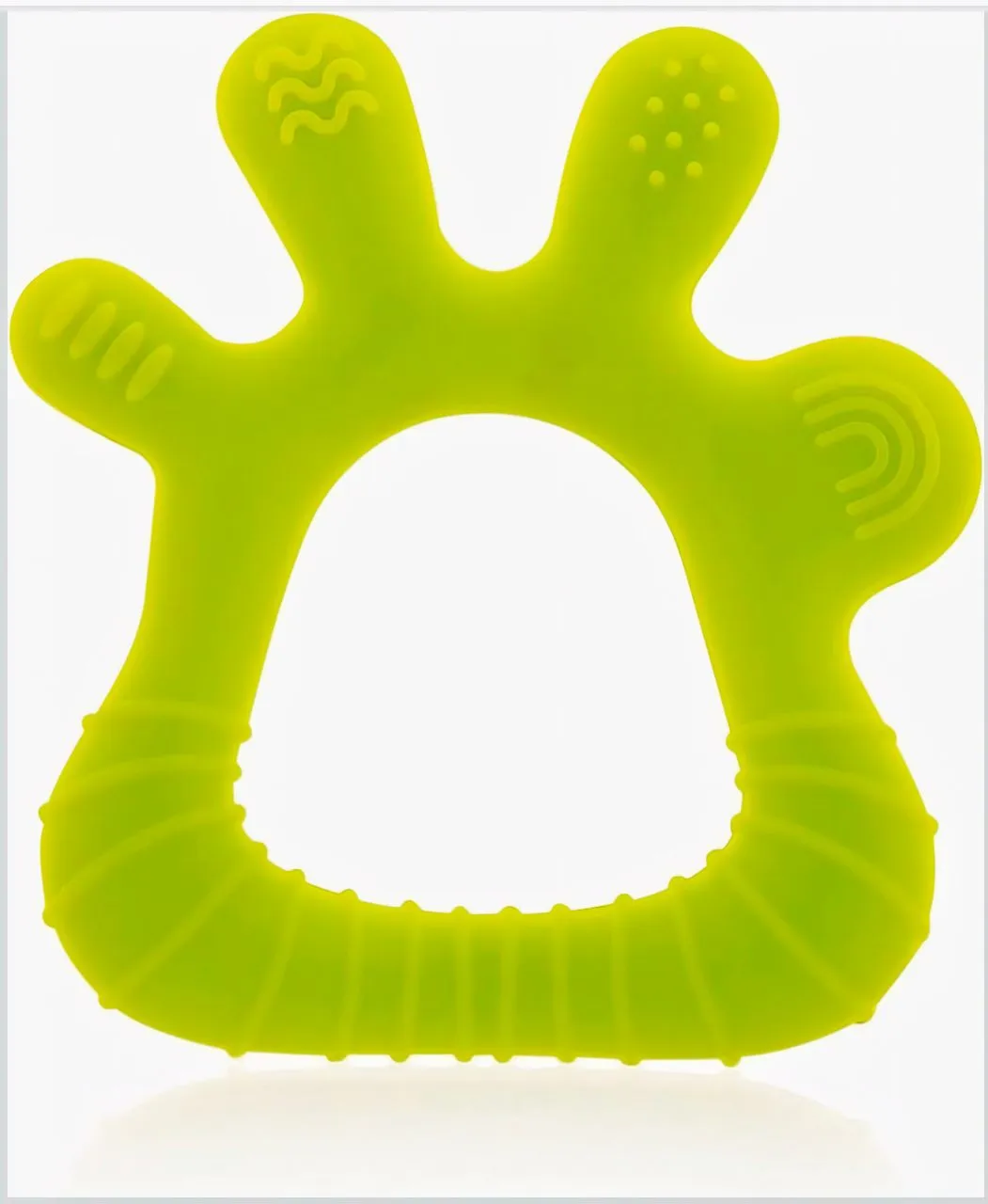 Baby Teether Finger Green view 3