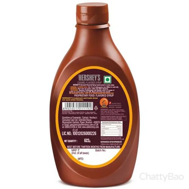 Hersheys Indulgent Caramel Syrup 623 g view 2
