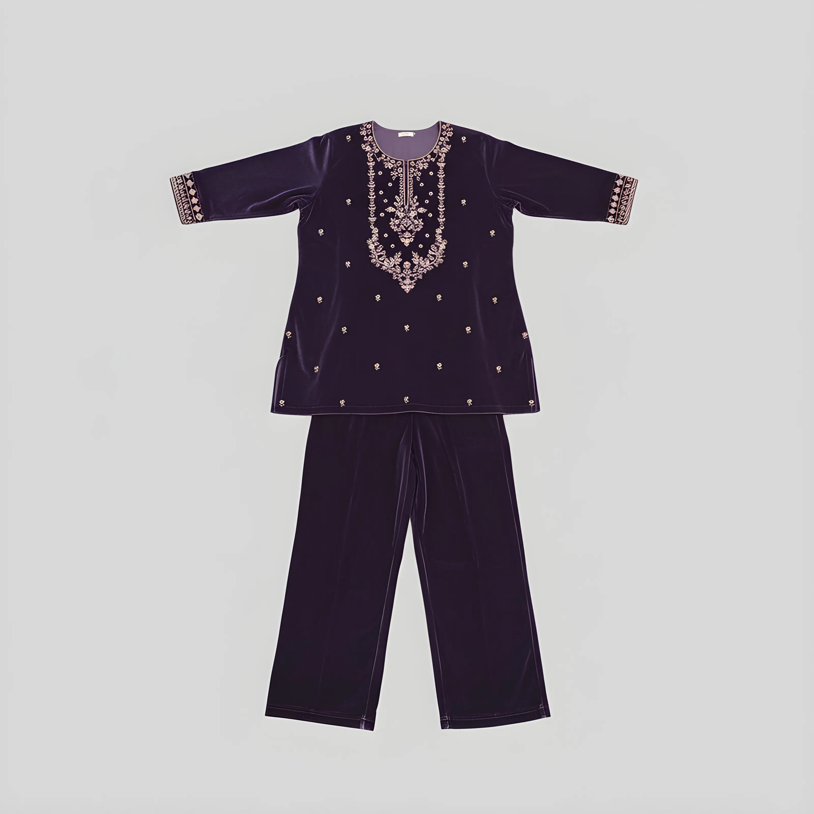 Tha Mirror Story Velvet Coord Set 963 view 2