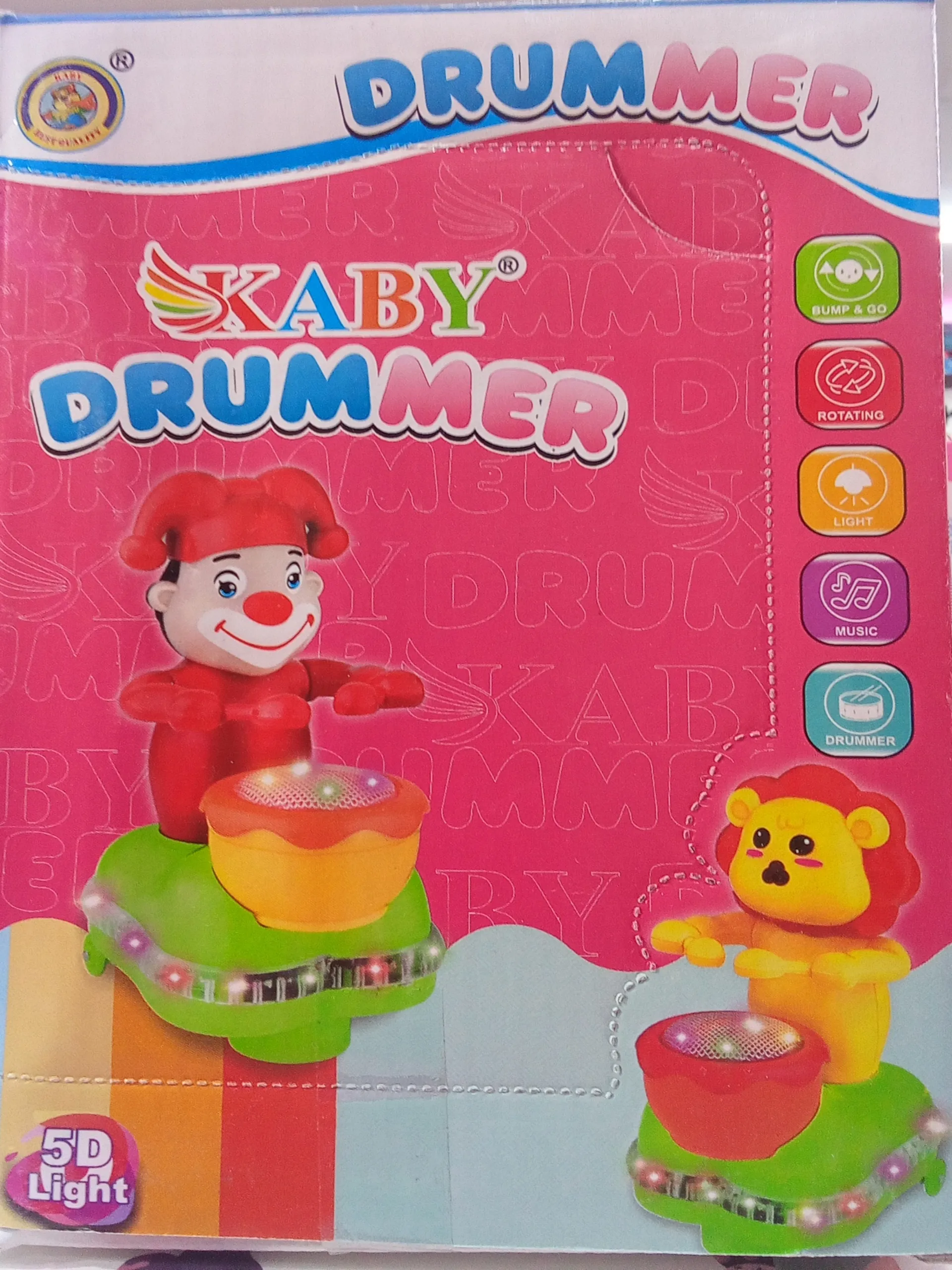 Drummer Toy Battery view 2