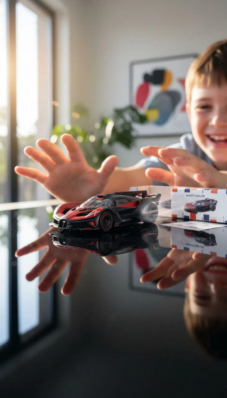 Bburago Bugatti Bolide Red view 3