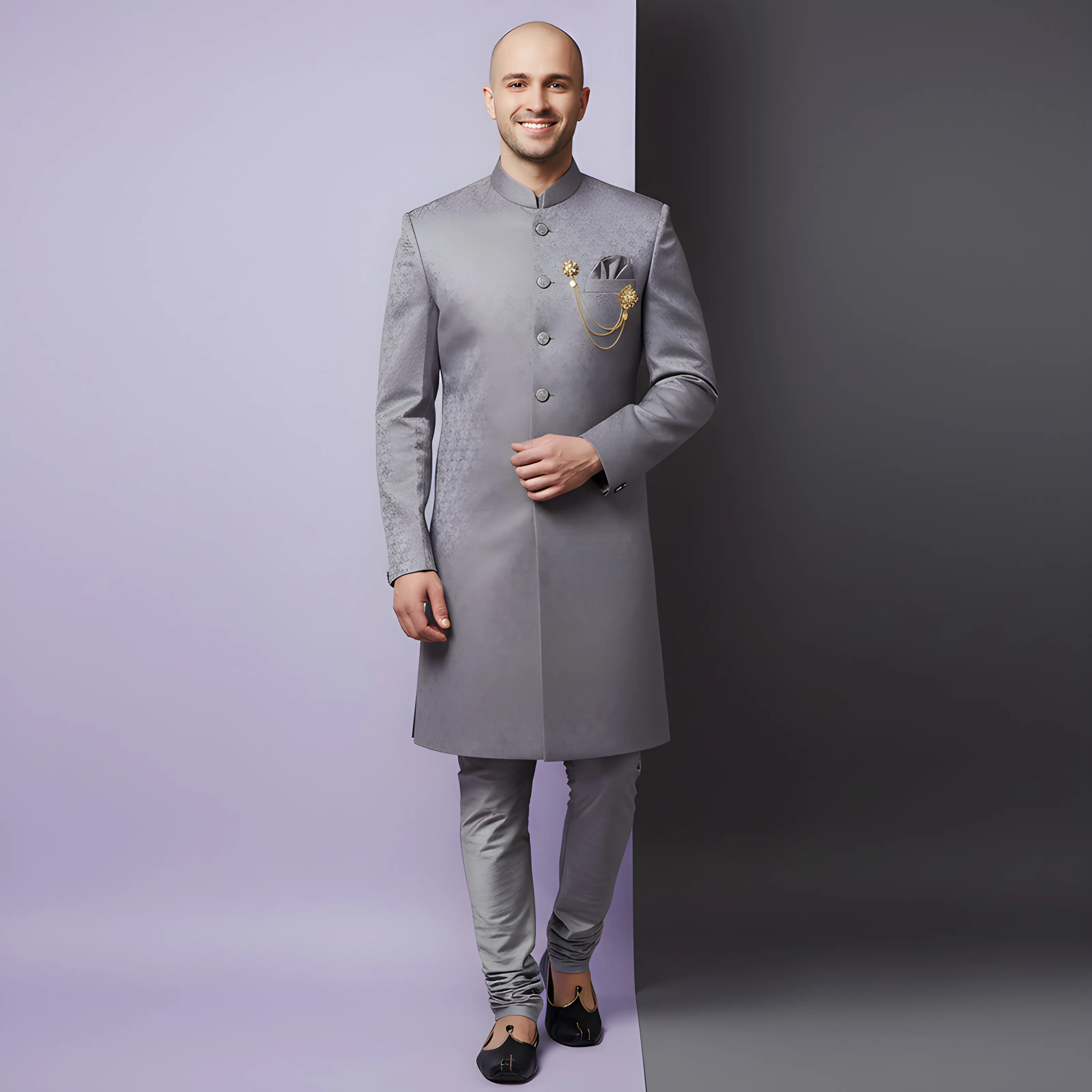 Purple MensSherwani