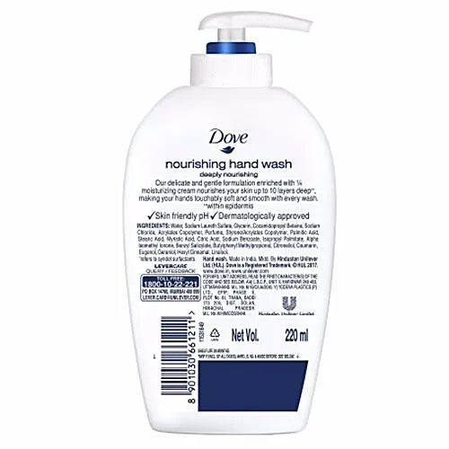 Dove Deeply Nourishing Hand Wash 220 ml view 2