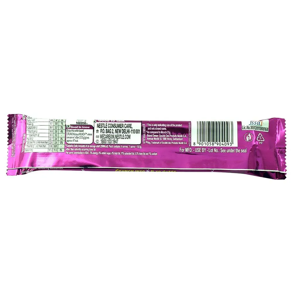 Nestle Munch Max Chocolate 42 g view 4