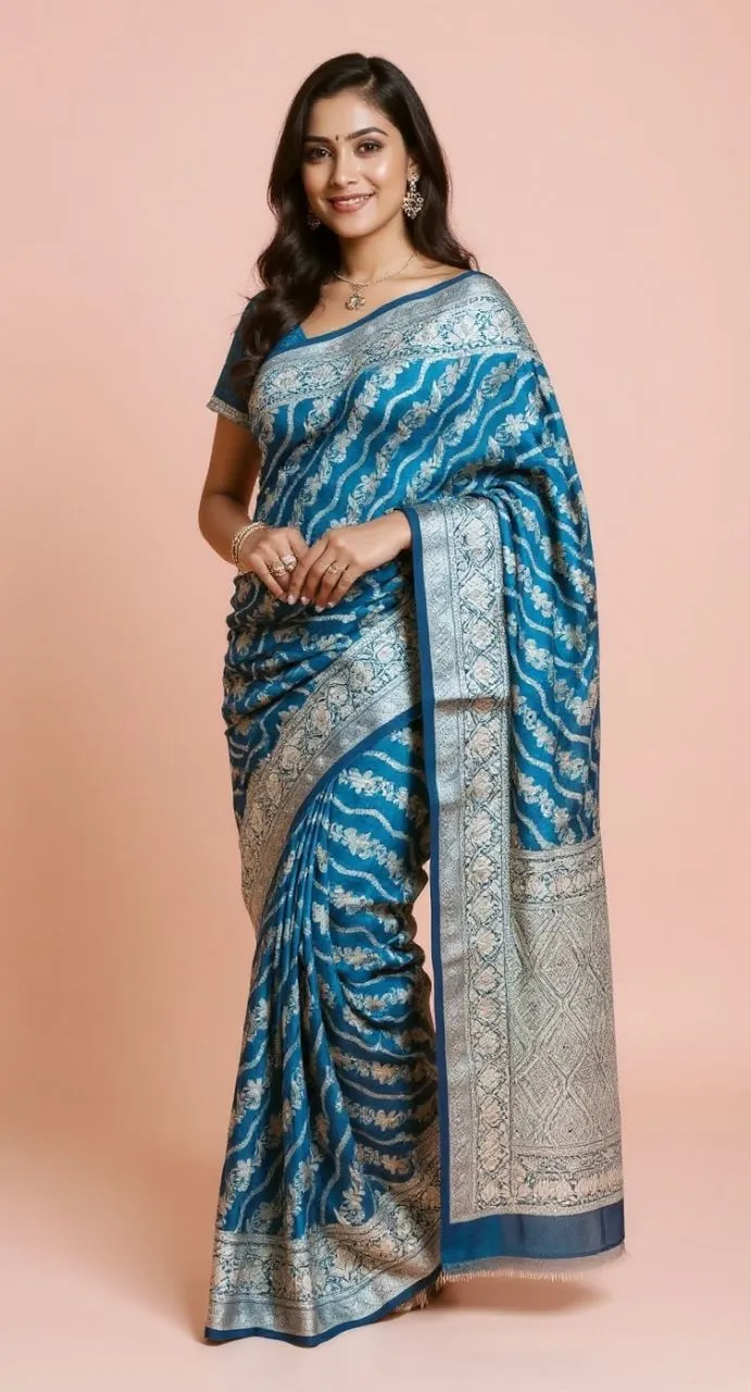 Embroidered Saree view 3