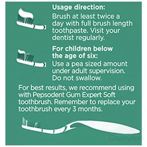 Pepsodent Toothpaste - Gum Care Expert Protection 280 g (2 x 140 g) view 4