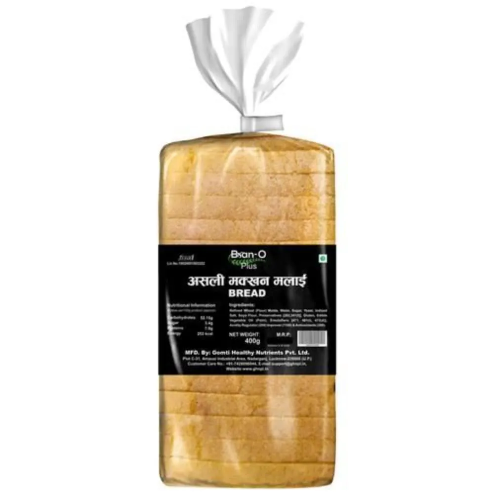 Bran O Plus Asli Makhan Malai Bread 400 g view 2