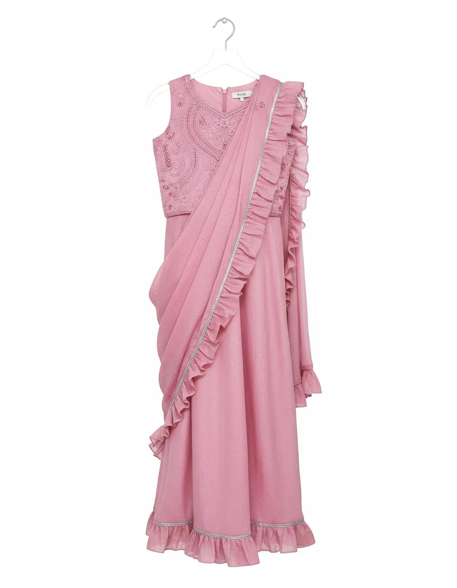 Rose Girl Ethnic Wear Saree view 2