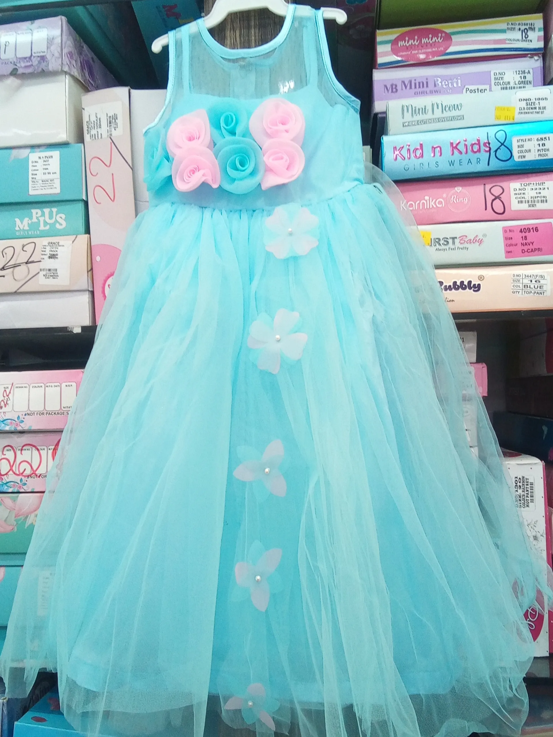 Girls Party Wear Gown Sb view 3