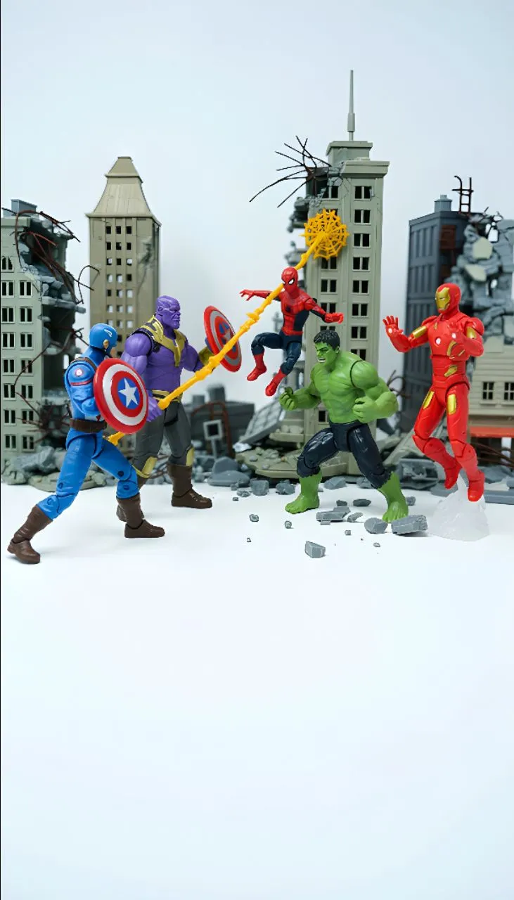 Avengers 4 Endgame Action Figure Set view 2