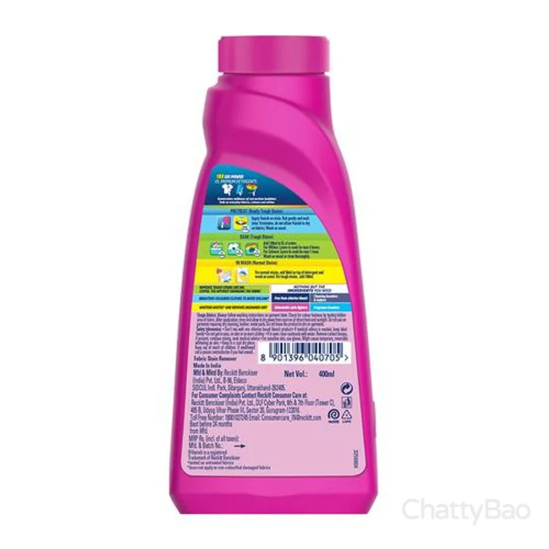 Vanish Oxi Action All in One Liquid Detergent Booster 400 ml view 2