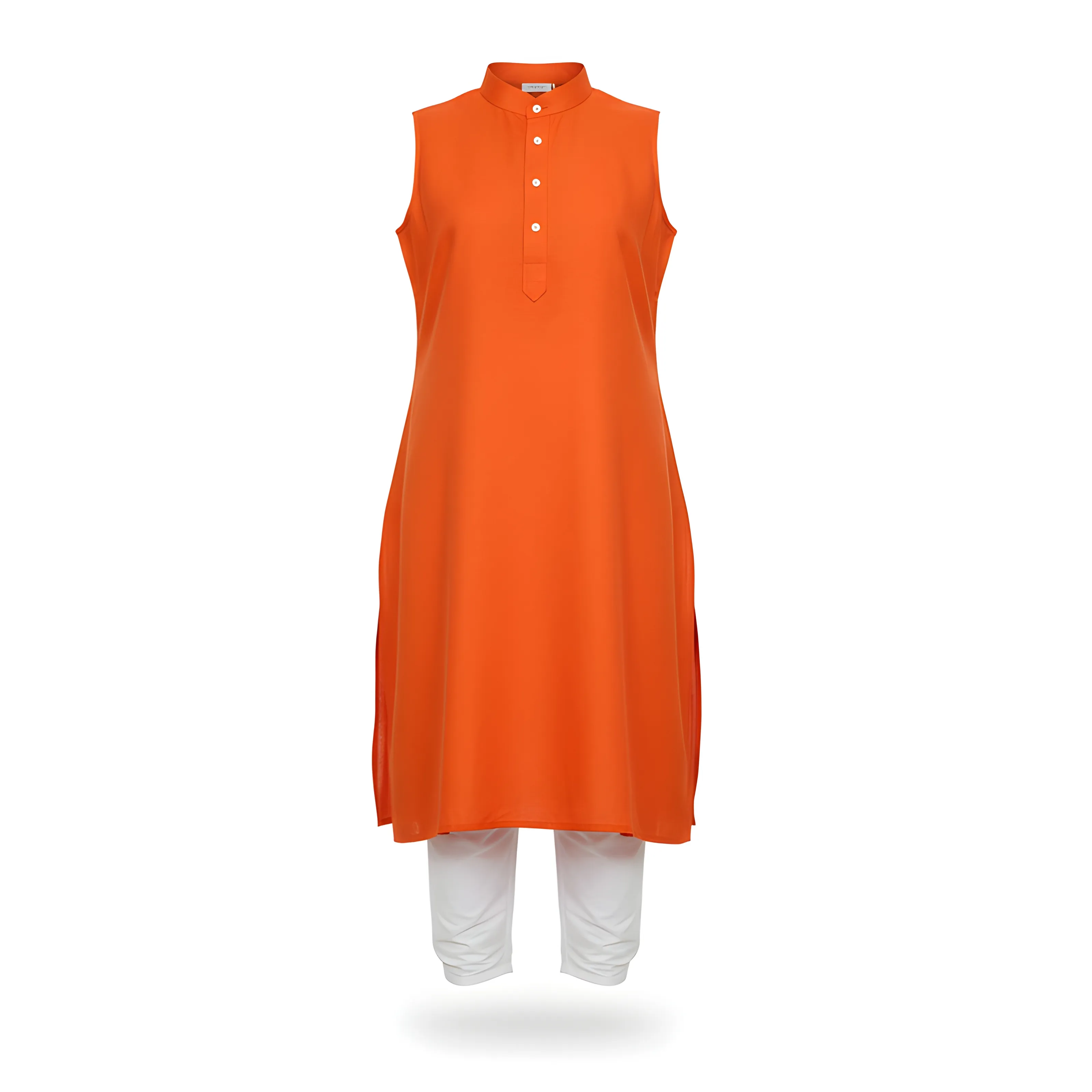 Orange Tunic and White Trousers view 2