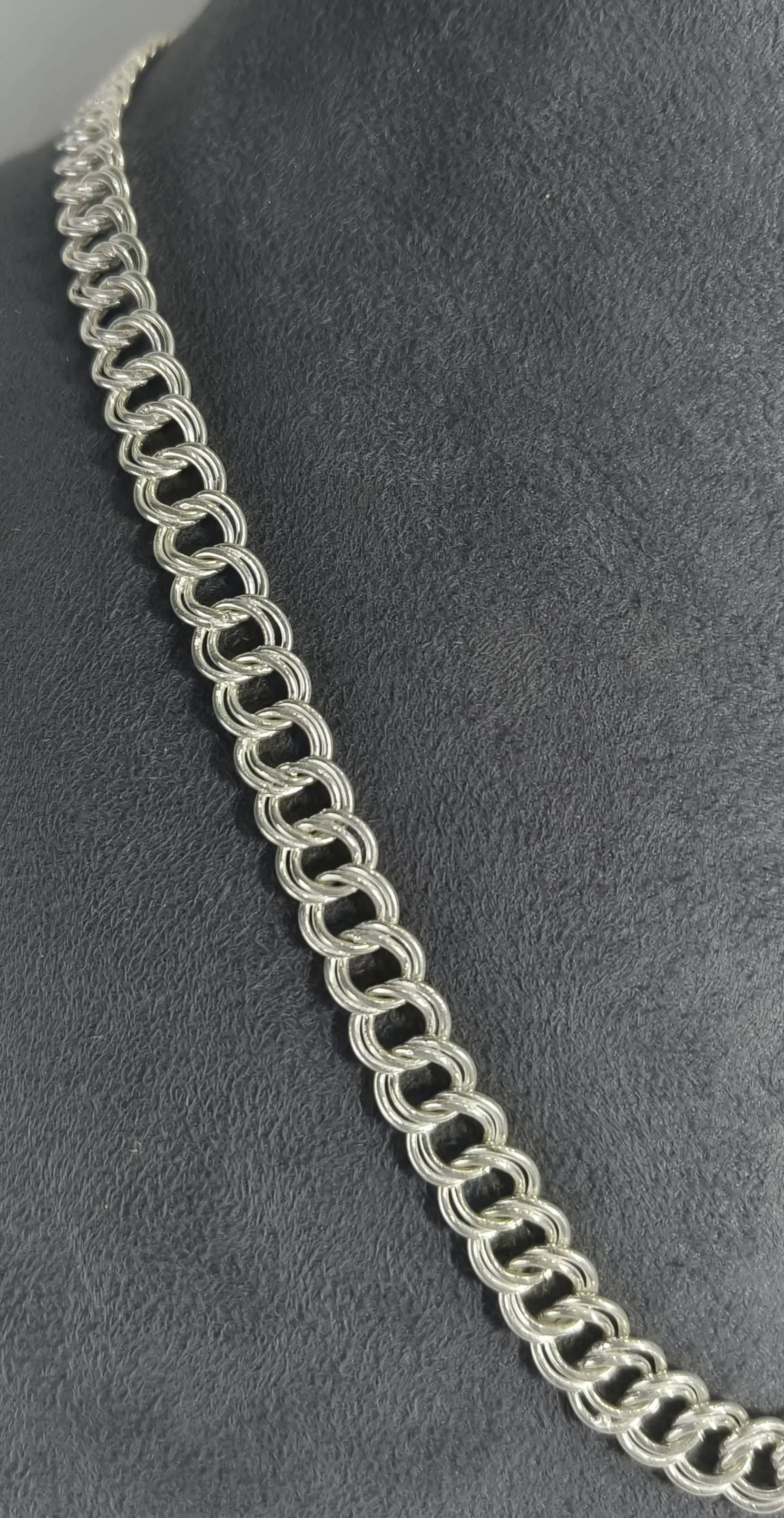 Silver Chain Necklace (AVSC-38) view 3
