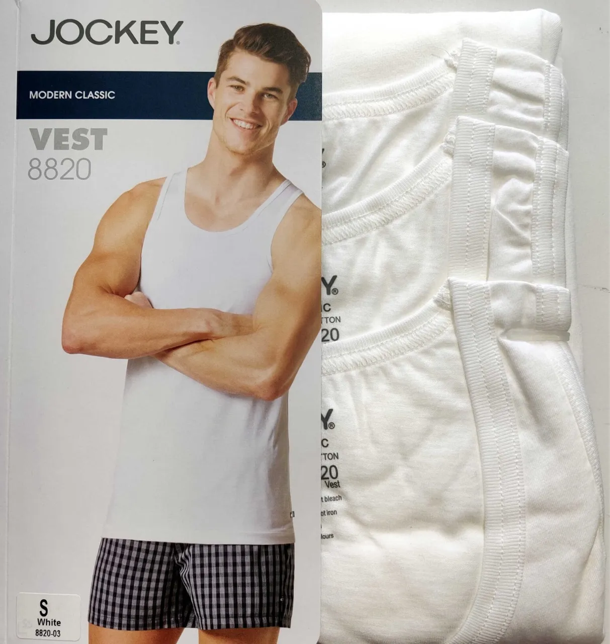 Jockey Vest Sleeveless 8820 3pc view 2