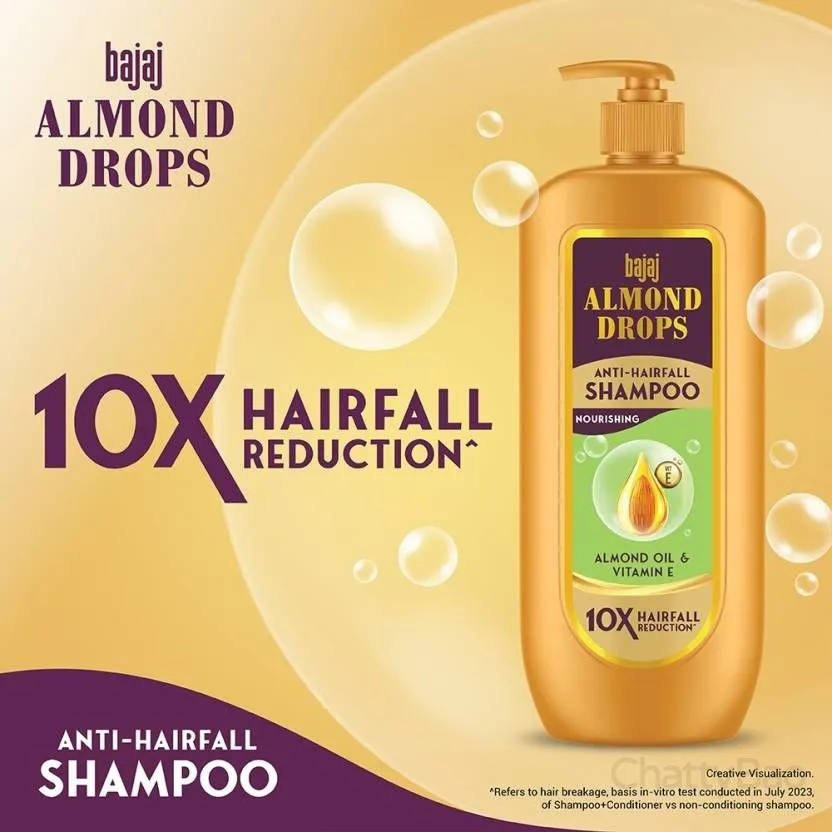 Bajaj Almond Drops Anti Hairfall Shampoo 650 ml view 2