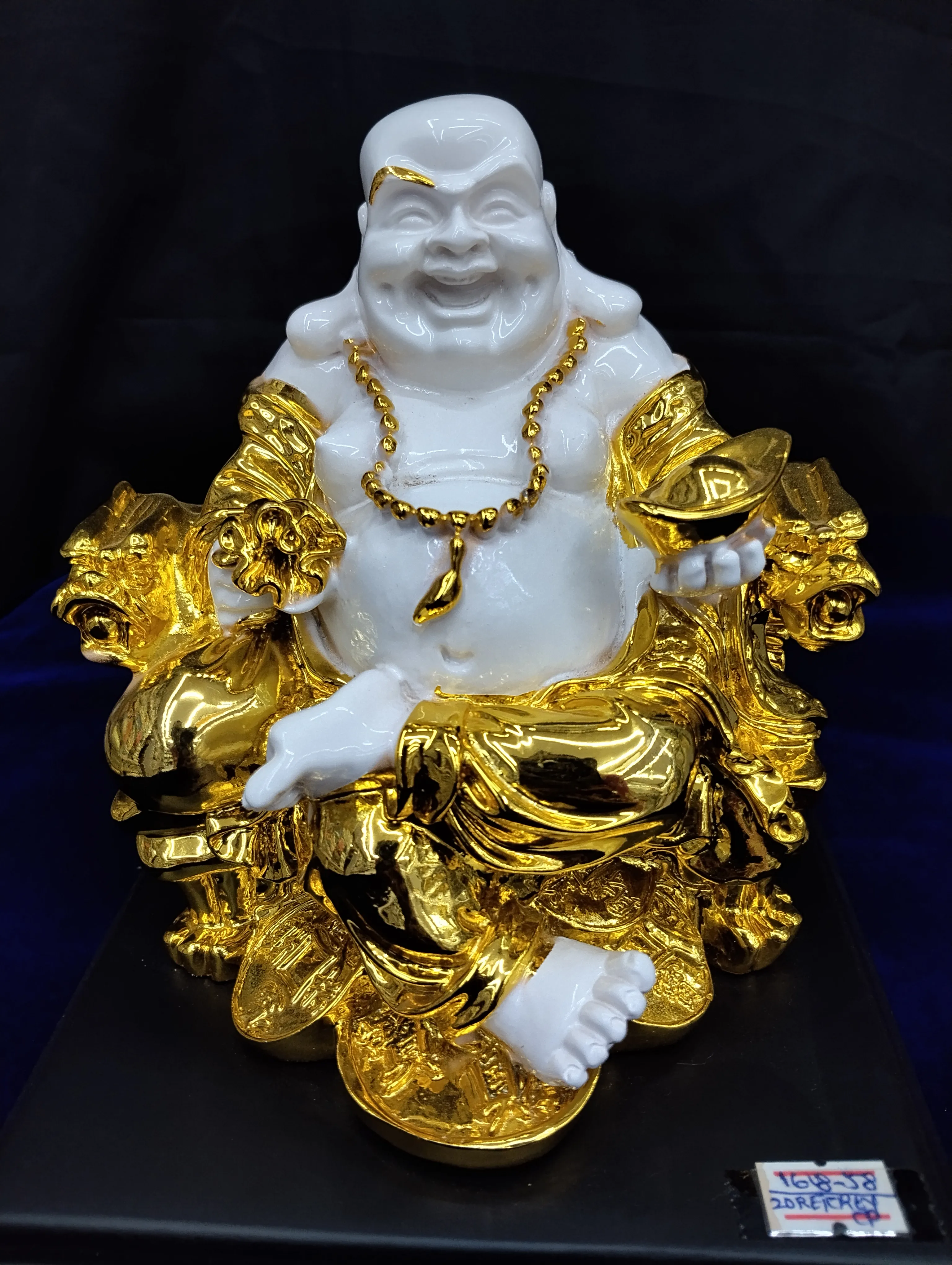Laughing Buddha Figurine view 2