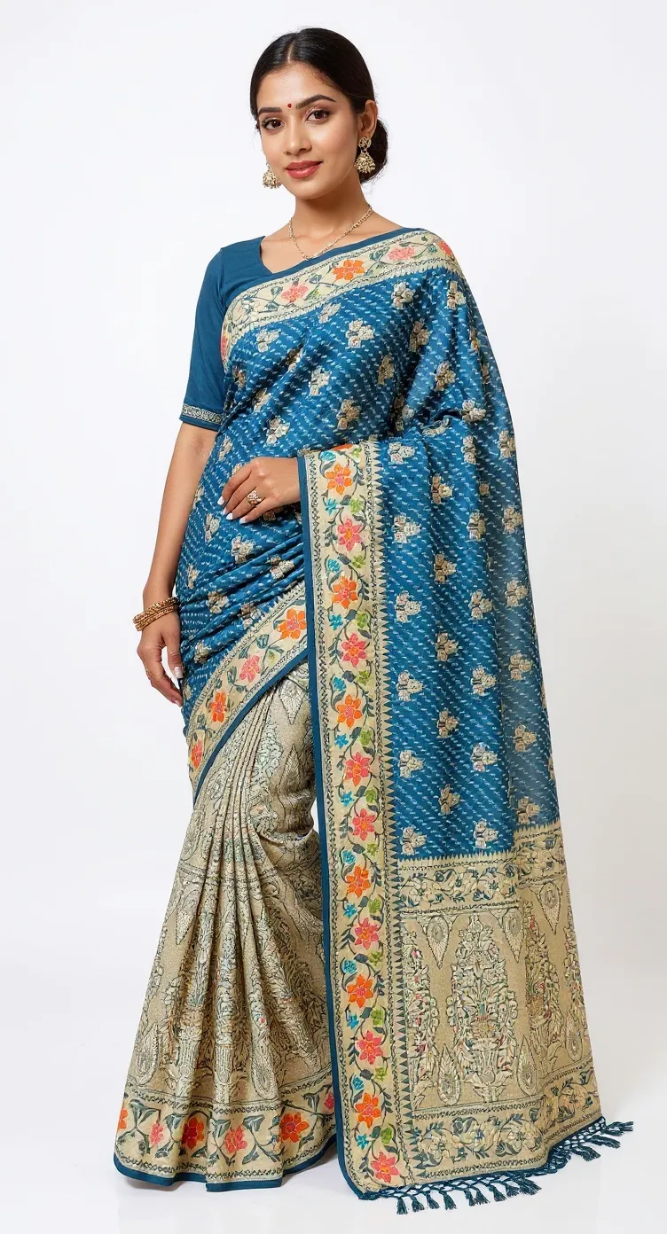 Designer Silk Saree view 7