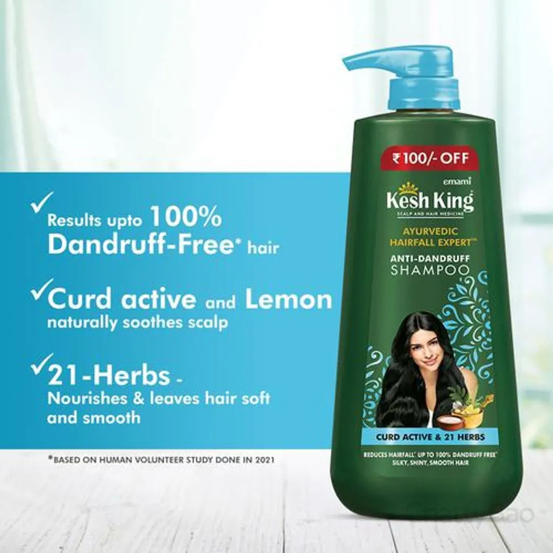 Kesh King Ayurvedic Anti-Dandruff Shampoo 600 ml view 2