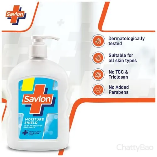 Savlon Moisture Shield Hand Wash Pump 460 ml view 3