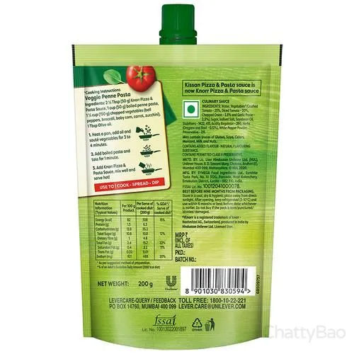 Knorr Pizza and Pasta Sauce 200 g view 2