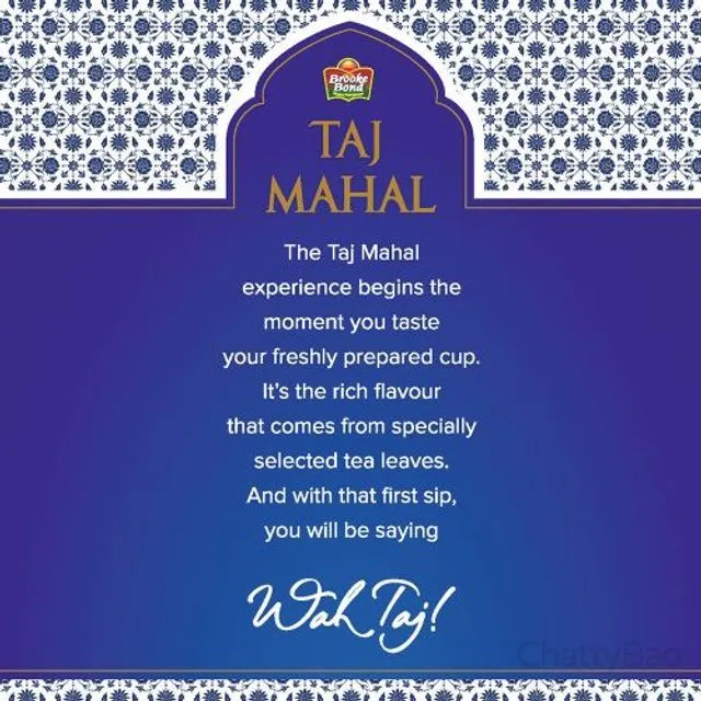 Taj Mahal Tea 1 Kg view 2