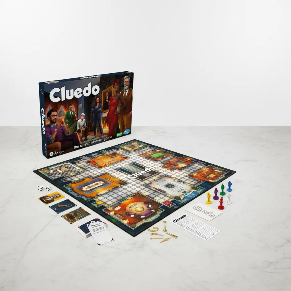 Hasbro Gaming Clue Board Game, Reimagined Clue Game for 2-6 Players, Mystery Games, Detective Games, for Kids, Adults, Family view 2