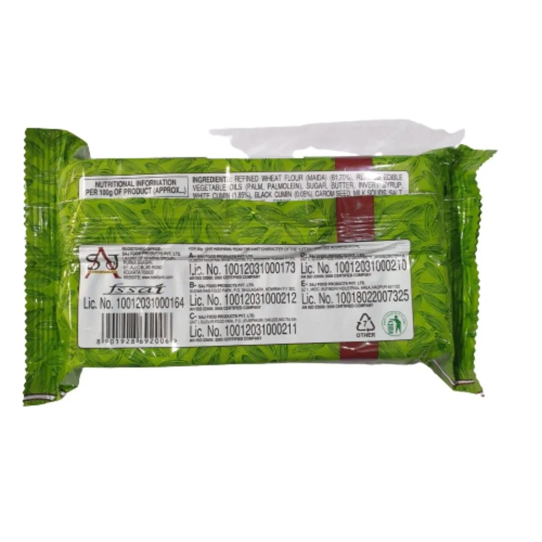Bisk Farm Jeera Wonder Biscuits 250 g view 2