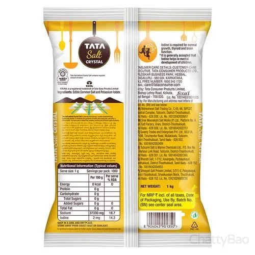 Tata Salt Iodised Crystal Salt 1 Kg view 2