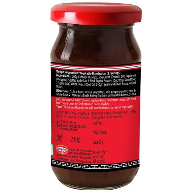 Dr. Oetker Manchurian Sauce 210 g view 2
