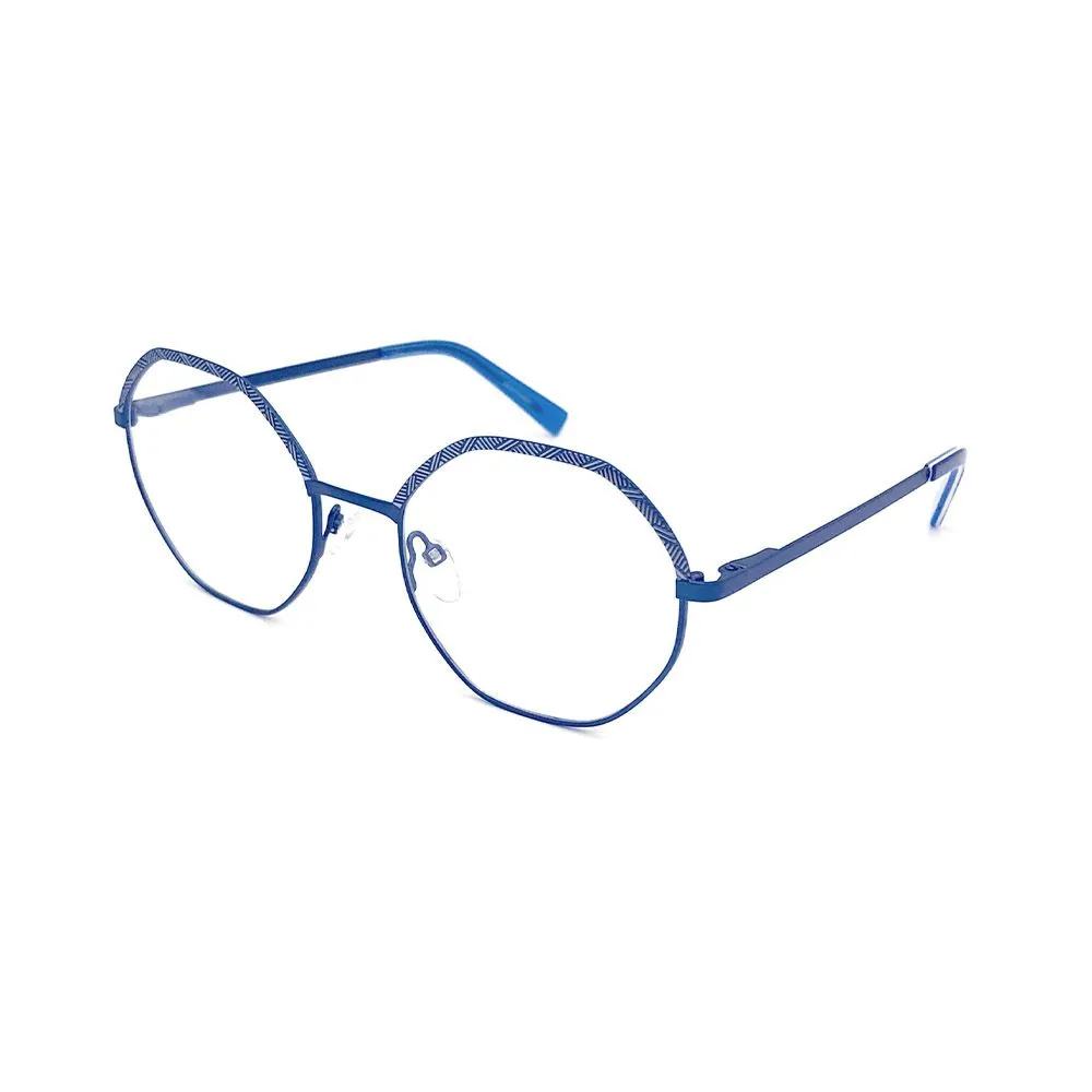 Hexagonal Metal Women Frame, Black view 3