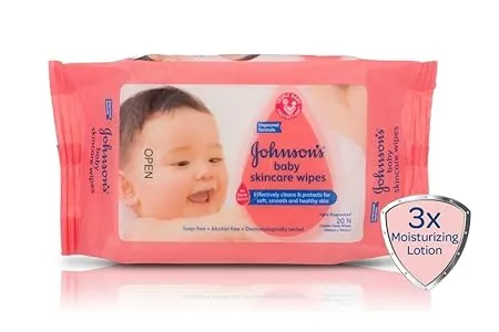 Johnson Baby Skincare Cloth Wipes 20 Wipes view 4