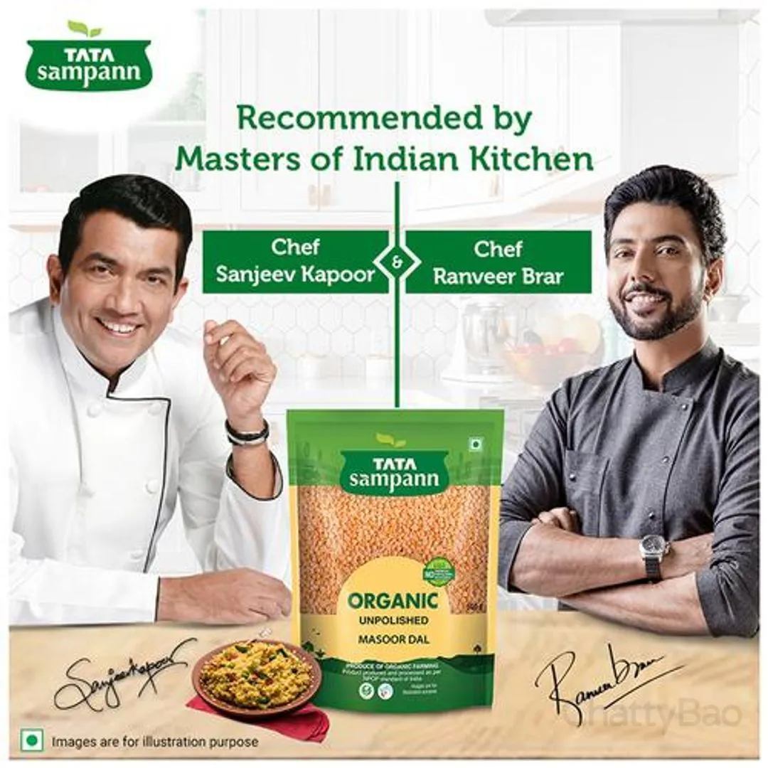 Tata Sampann Organic Masoor Dal 500 g view 5
