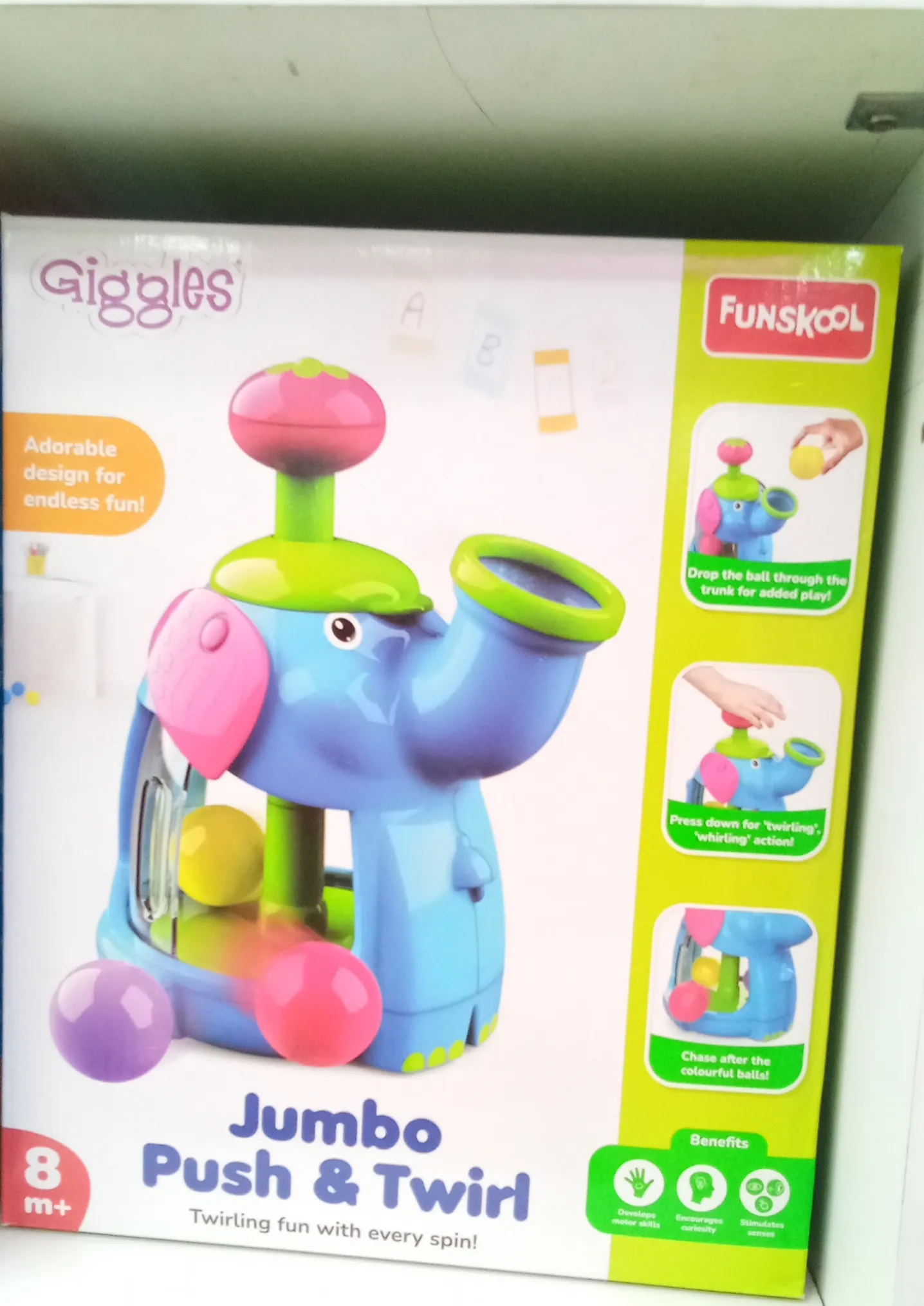 Funskool Giggles Jumbo Push & Twirl view 3