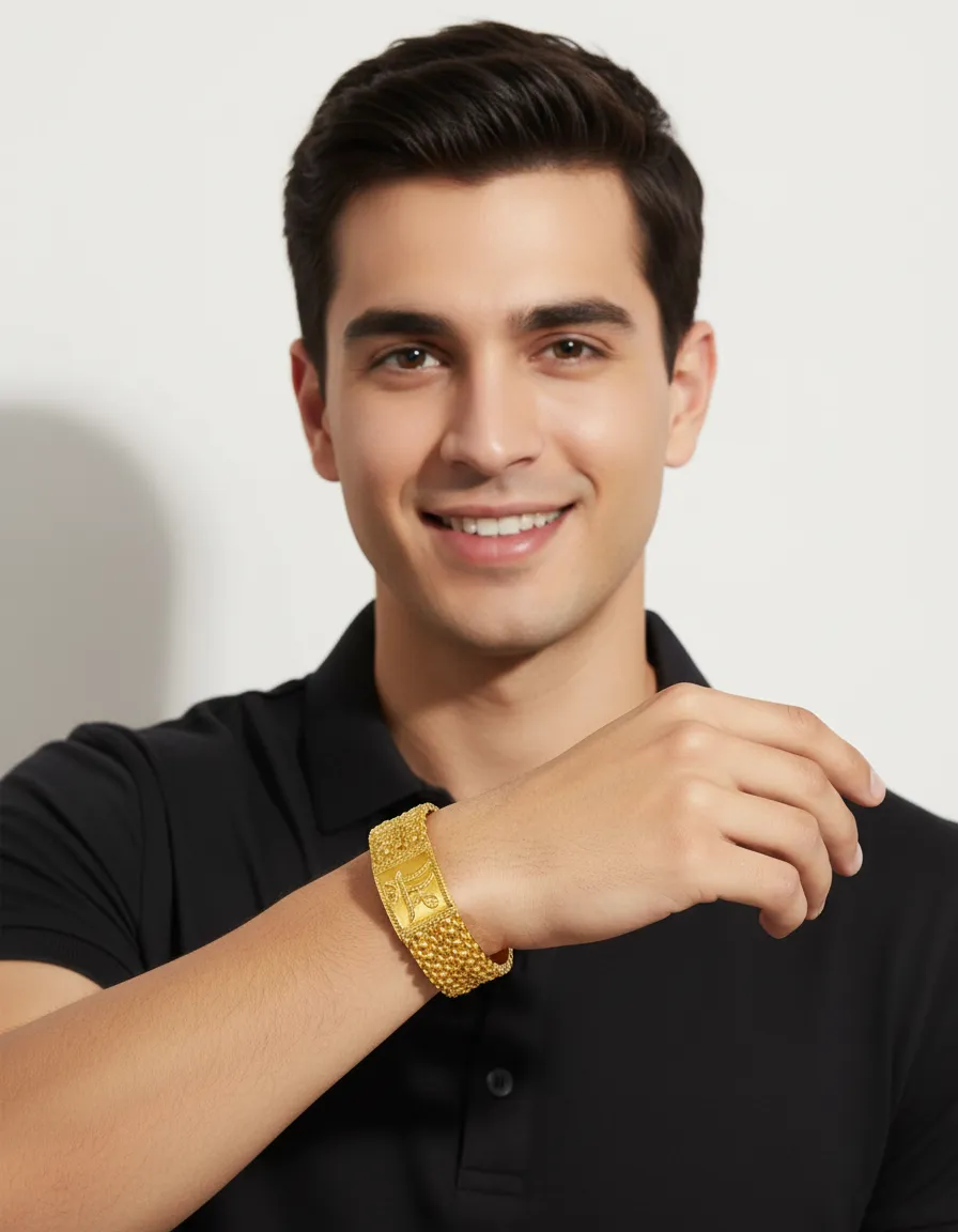 Gold Bracelet 1 view 2