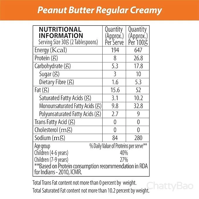 Sundrop Peanut Butter - Creamy 924 g view 3