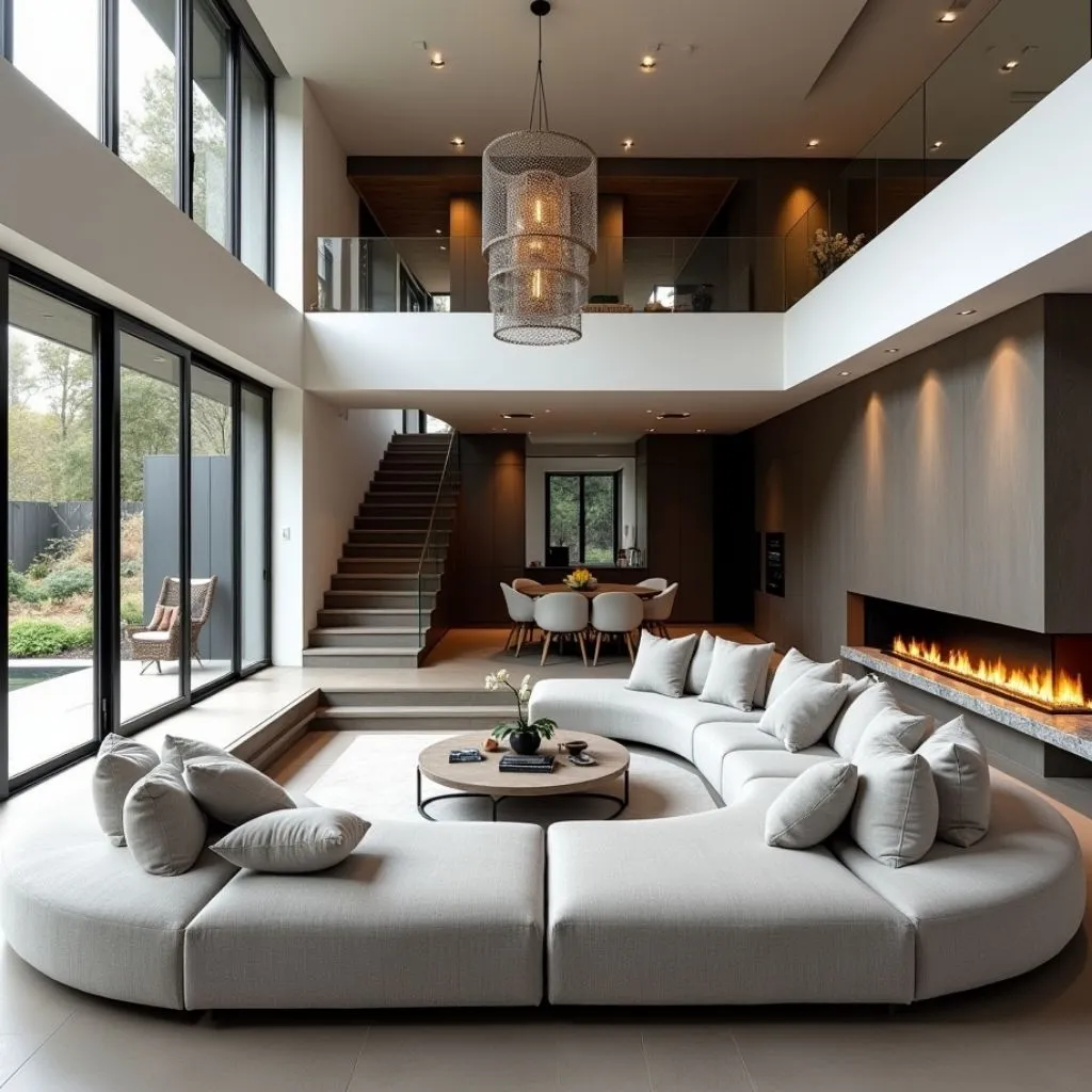 Modern Living Room Set view 2
