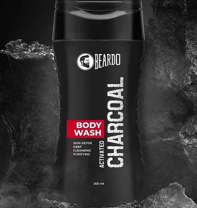 Beardo Charcoal Body Wash 200ml view 2