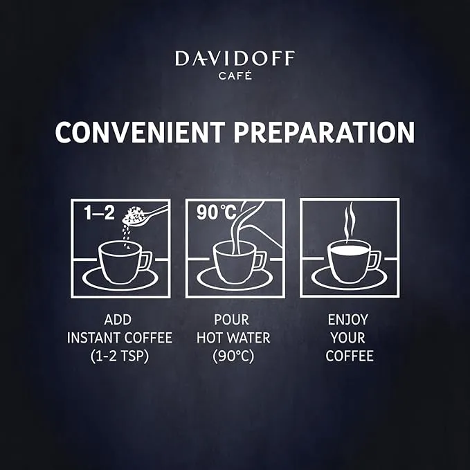 Davidoff Crema Intense Instant Coffee Powder Bottle 90 g view 3