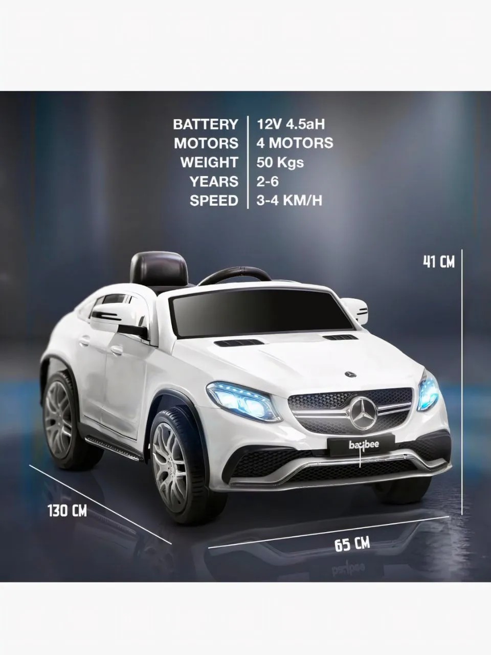 Baybee Mercedes Ride-On Car view 3