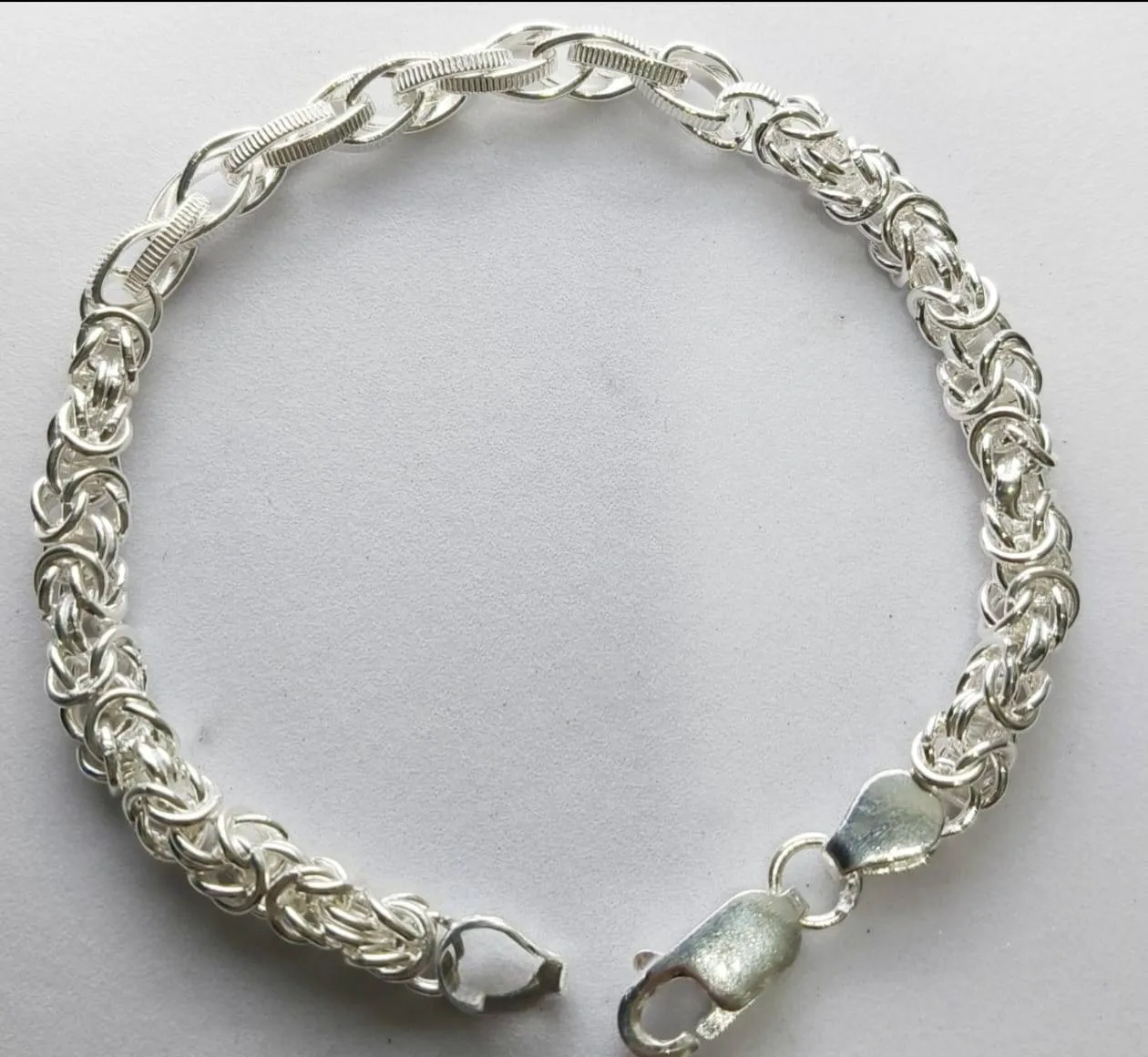 Silver Chain Bracelet (AVBR-22) view 4