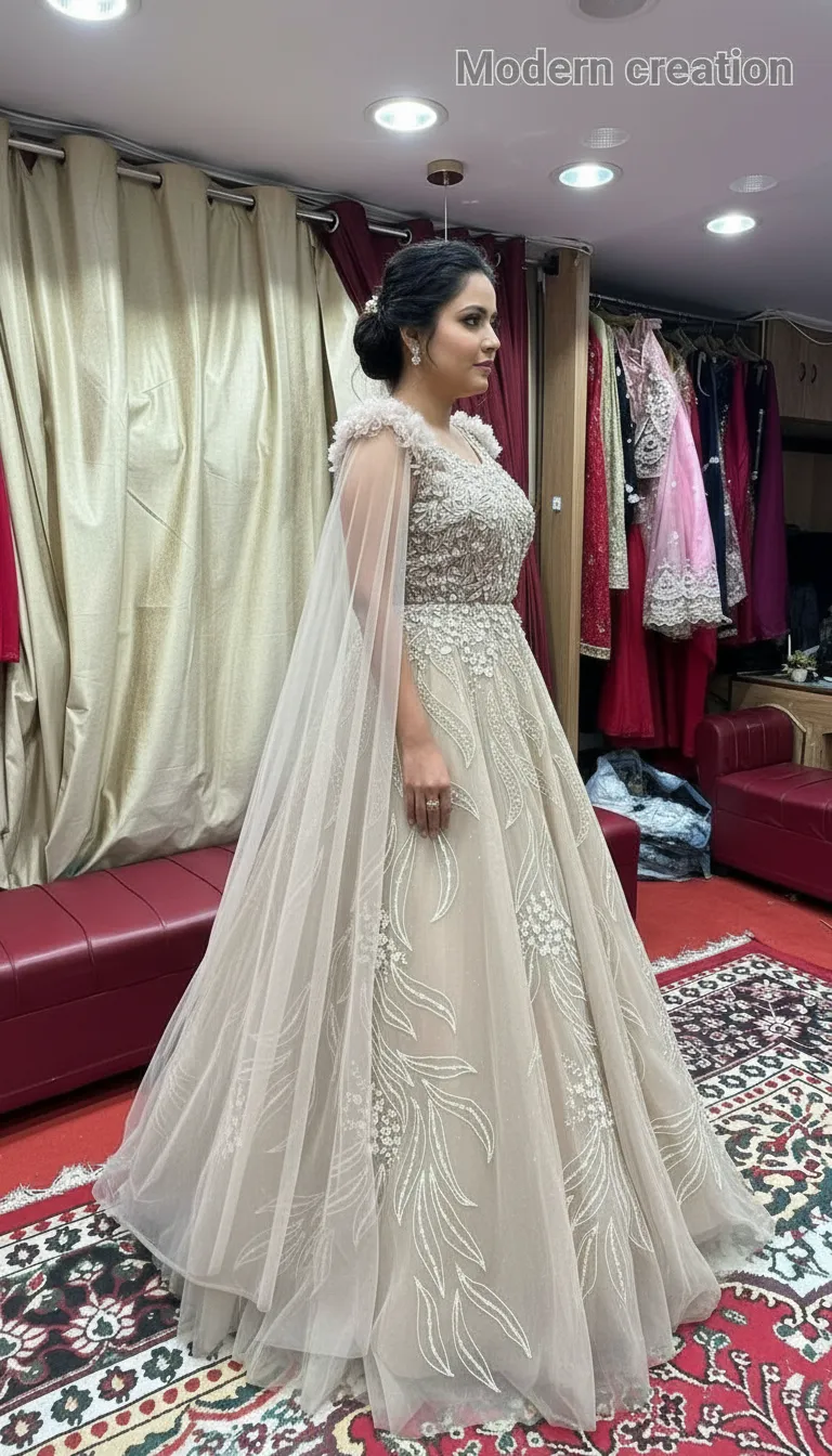 Modern Creation Gown view 2