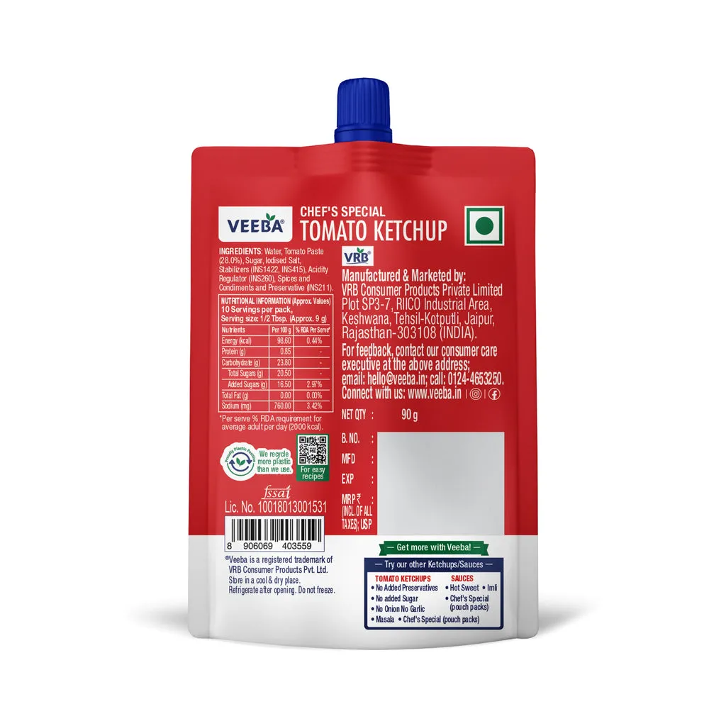 Veeba Tomato Ketchup 90 g view 2