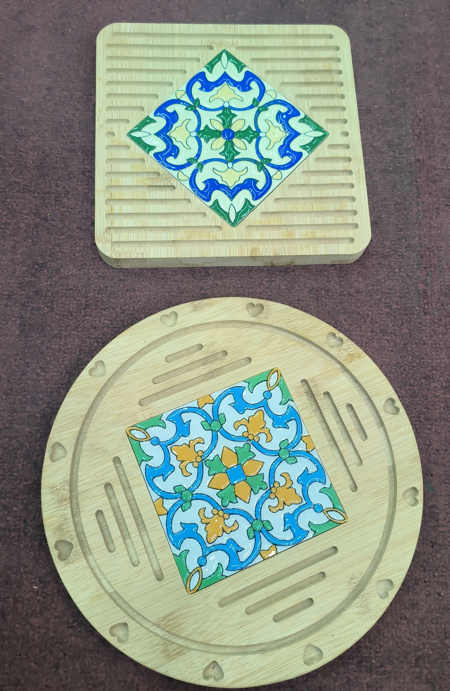 Decorative Wooden Trivets view 2