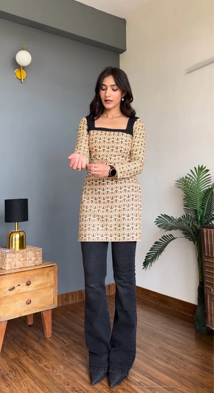 Bohemian Corset Kurti view 3