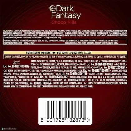 Sunfeast Dark Fantasy - Choco Fills Cookies 75 g view 4