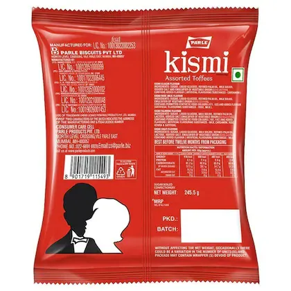 Parle Kismi Assorted Toffees 245.5 g view 2