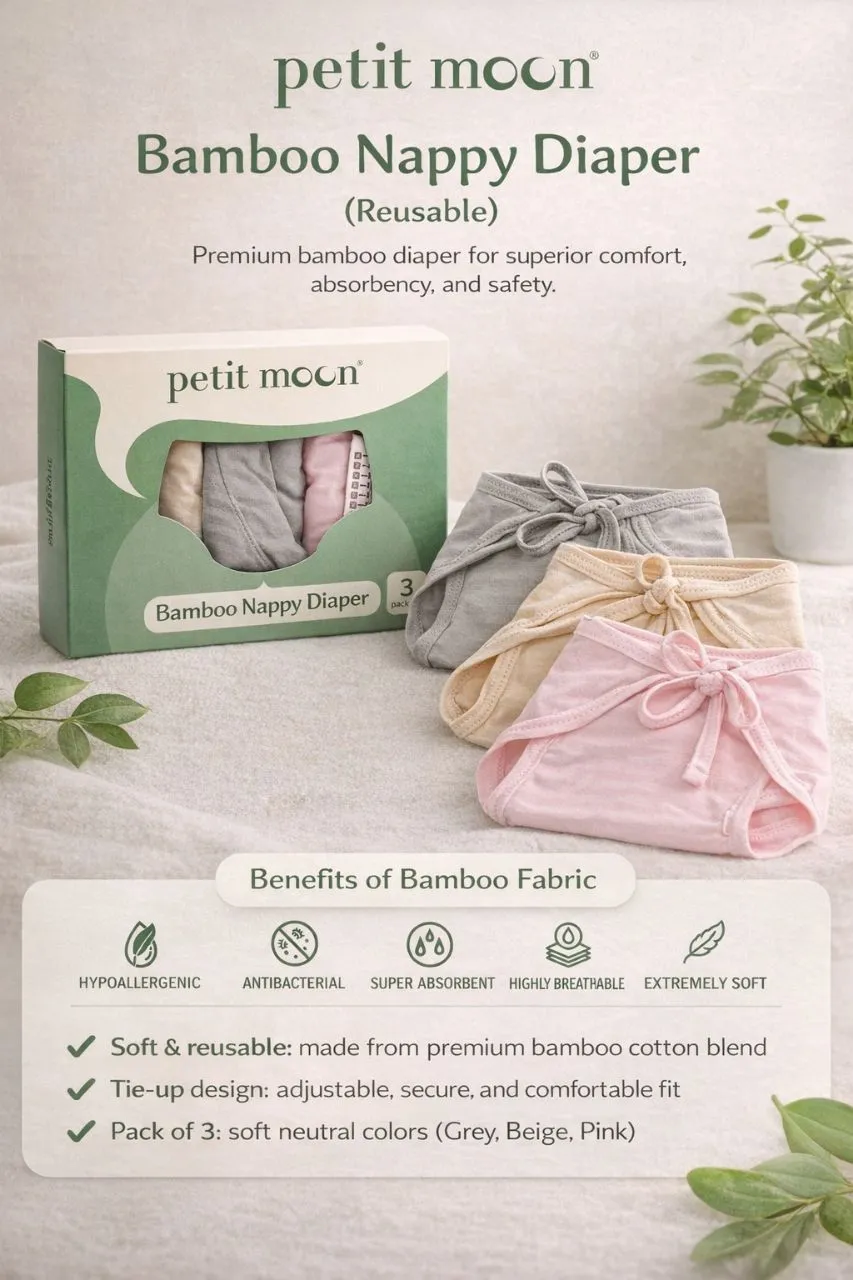 Petit Moon Bamboo Nappy Diaper