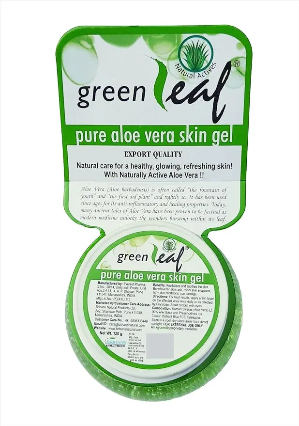 Greenleaf Pure Aloe vera skin gel 120 g view 2